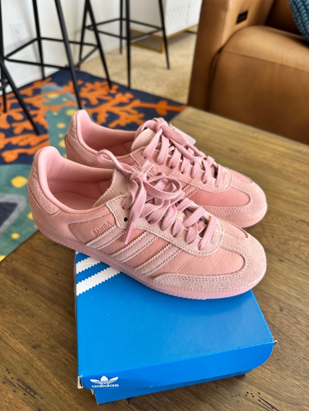 Adidas Samba OG W Pink Suede Sneakers 🌸✨ - Picture 6 of 14